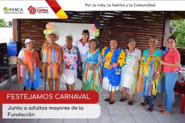 Carnaval con los Adultos Mayores